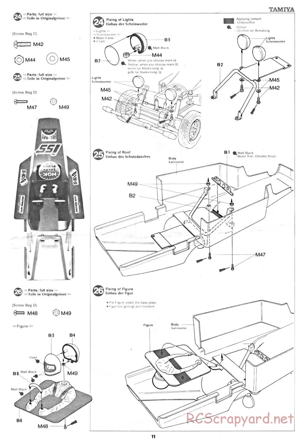 Tamiya - Rough Rider - 58015 - Manual - Page 11