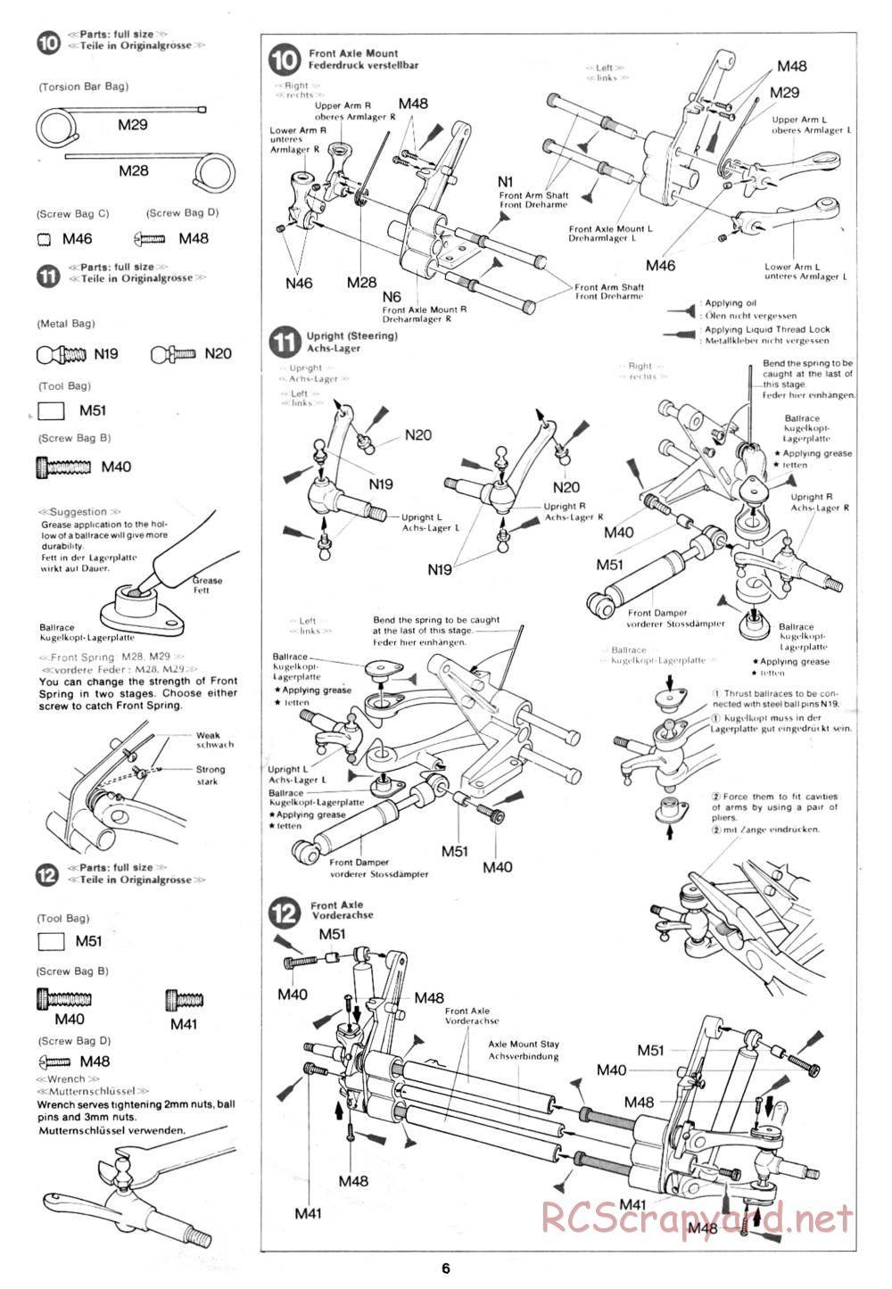 Tamiya - Rough Rider - 58015 - Manual - Page 6