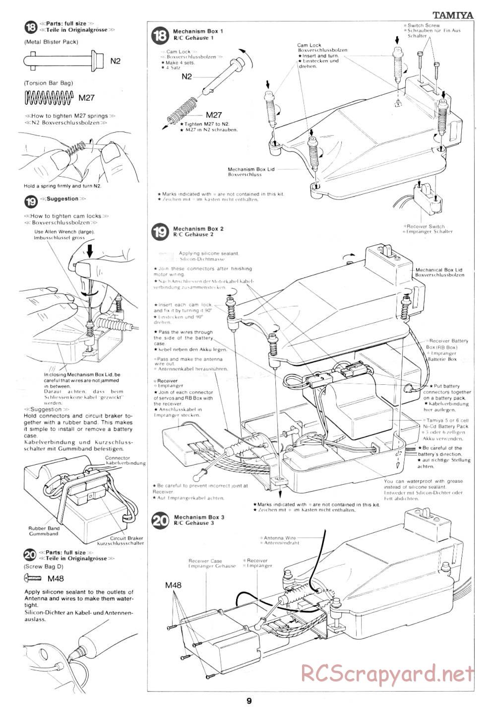 Tamiya - Rough Rider - 58015 - Manual - Page 9