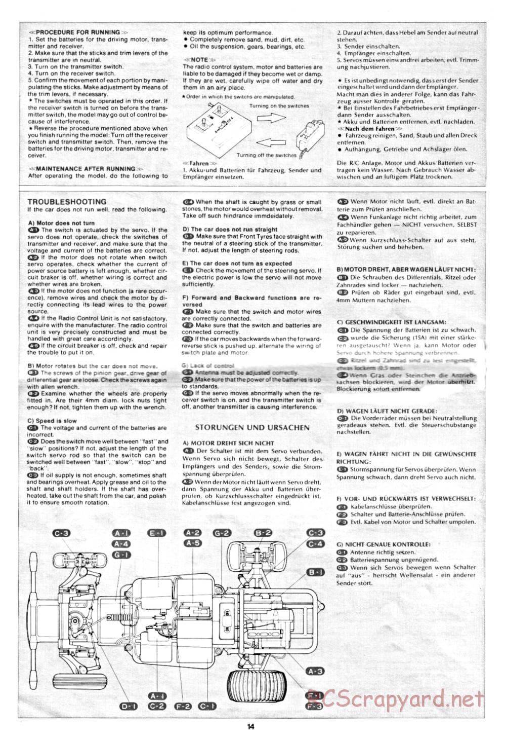 Tamiya - Sand Scorcher - 58016 - Manual - Page 14