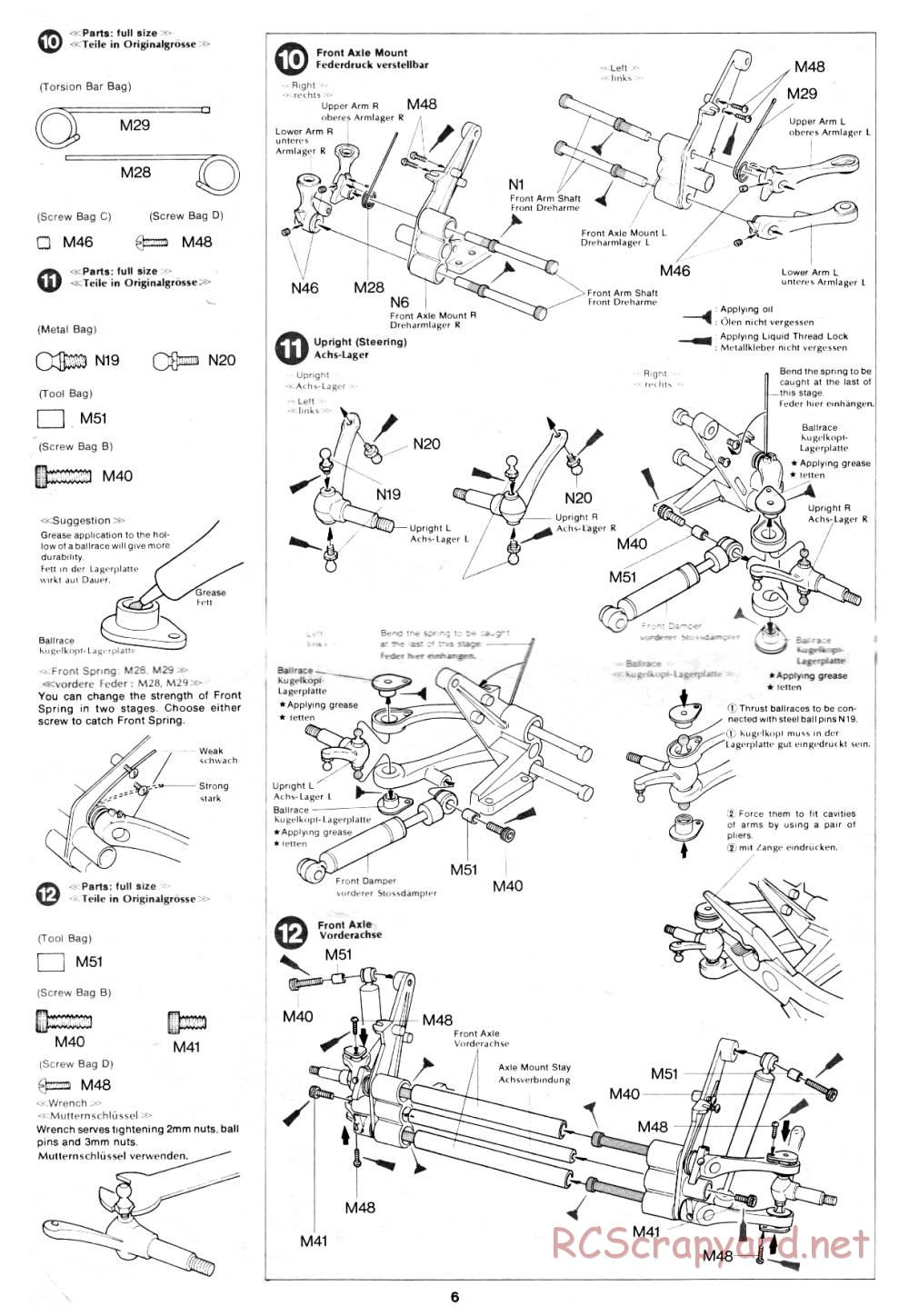 Tamiya - Sand Scorcher - 58016 - Manual - Page 6