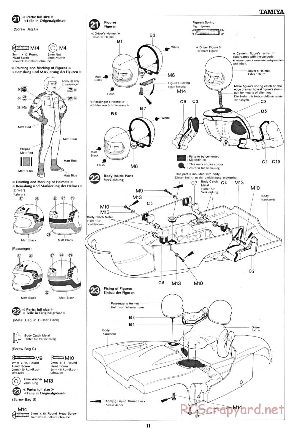 Tamiya - B2B Racing Sidecar - 58017 - Manual - Page 11