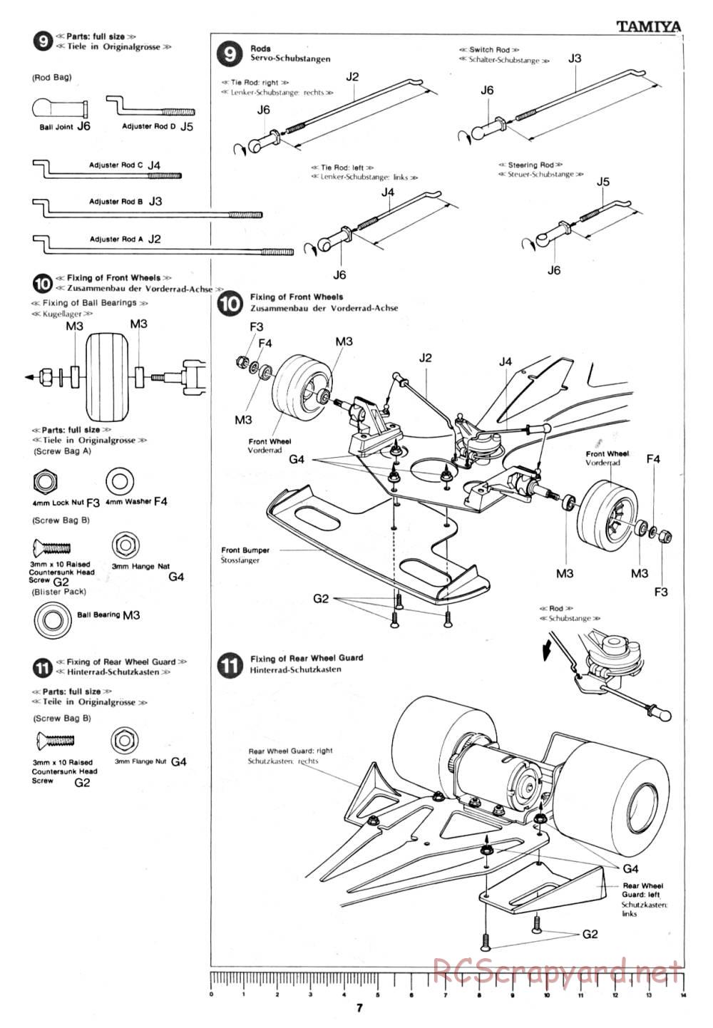 Tamiya - Williams FW-07 (CS) - 58019 - Manual - Page 7