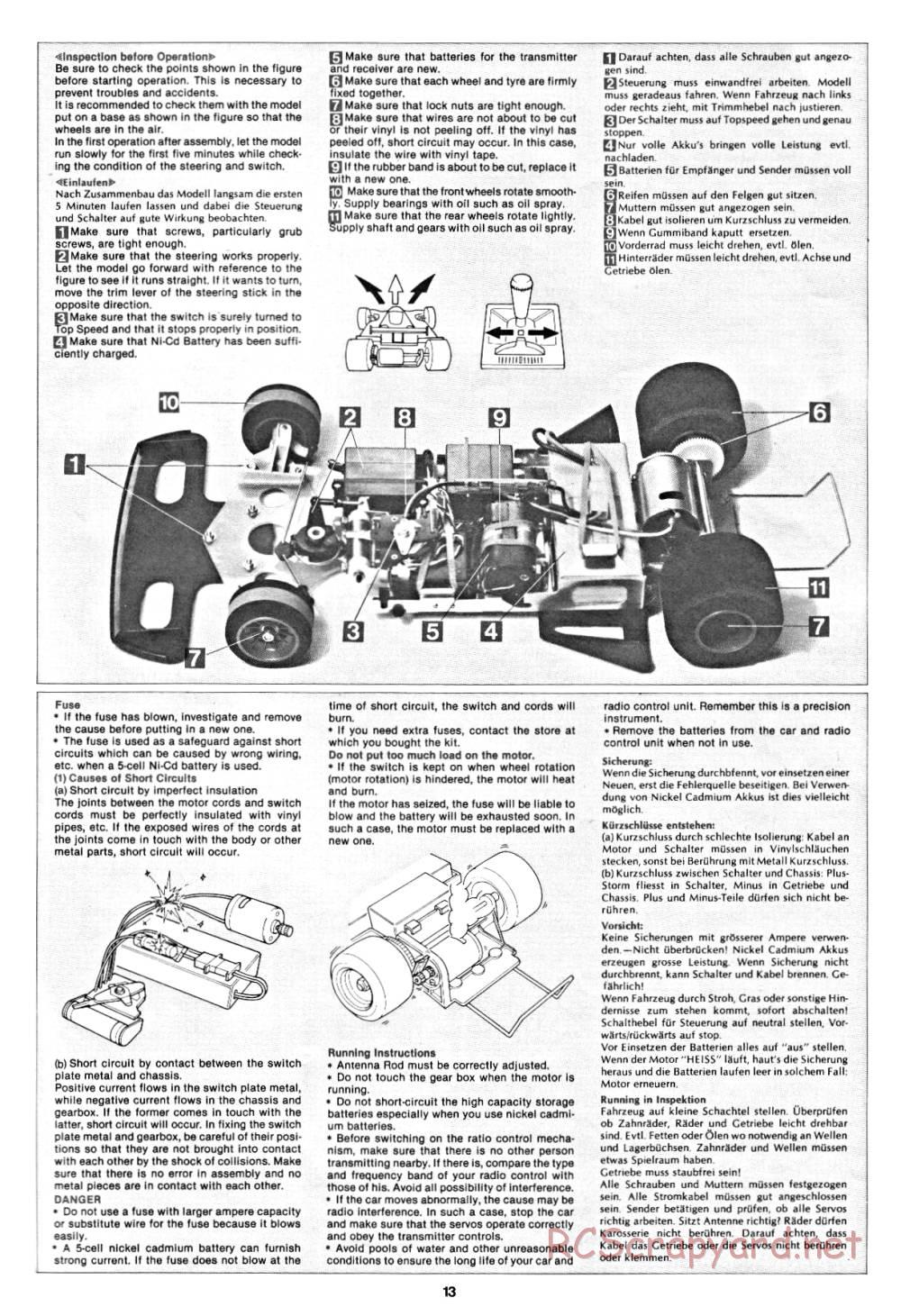 Tamiya - JPS Lotus 79 (CS) - 58020 - Manual - Page 13