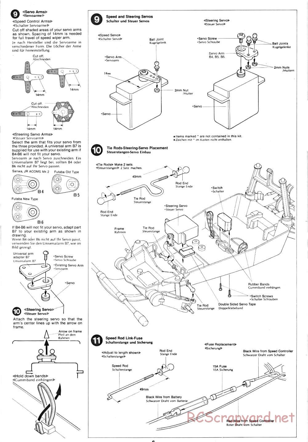 Tamiya - Holiday Buggy - 58023 - Manual - Page 6