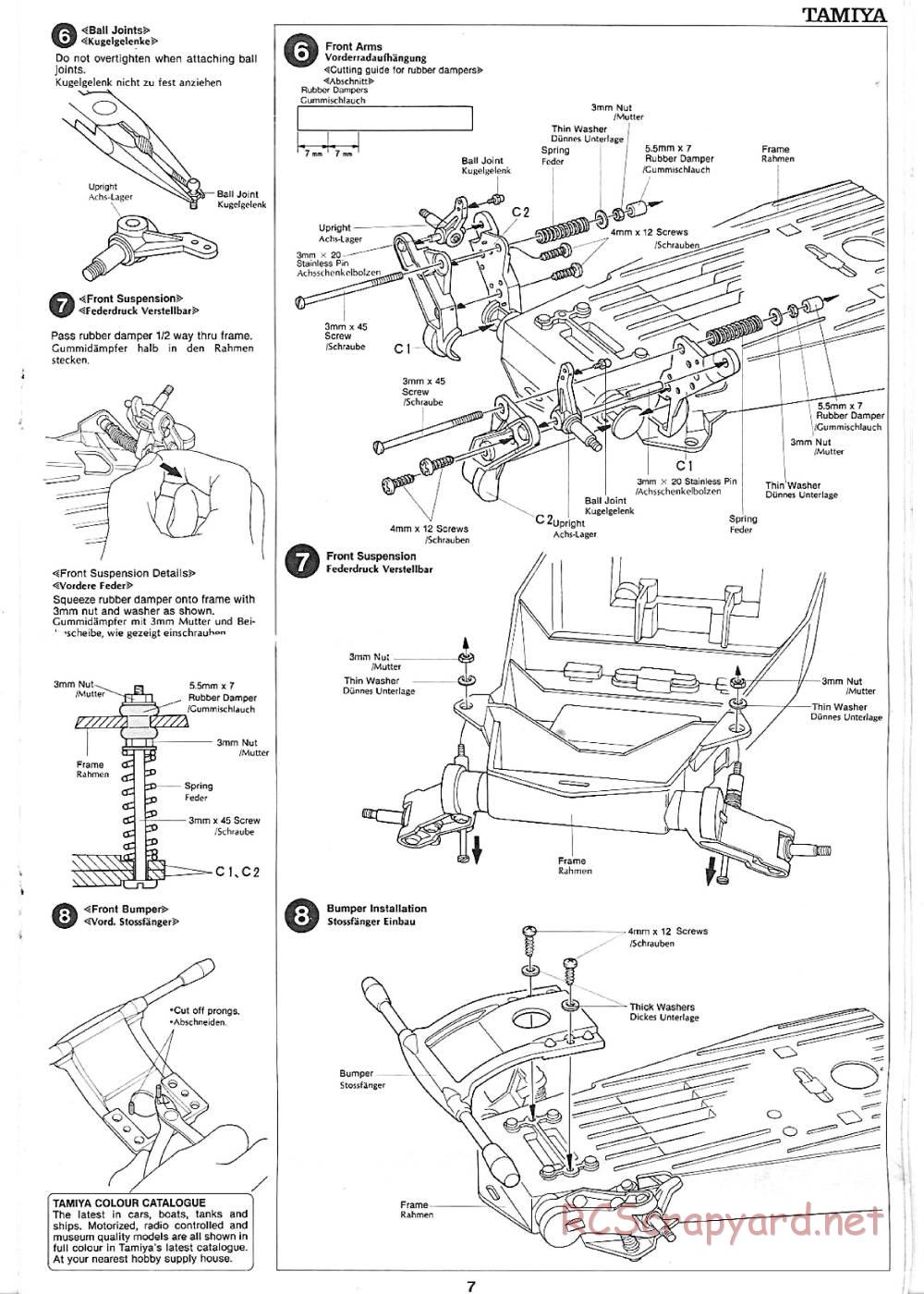 Tamiya - Sand Rover - 58024 - Manual - Page 7