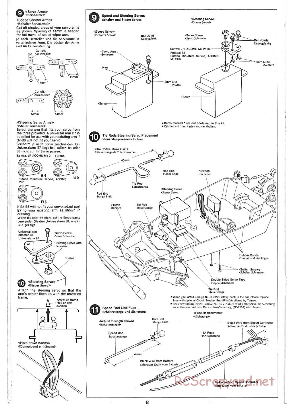 Tamiya - Sand Rover - 58024 - Manual - Page 8