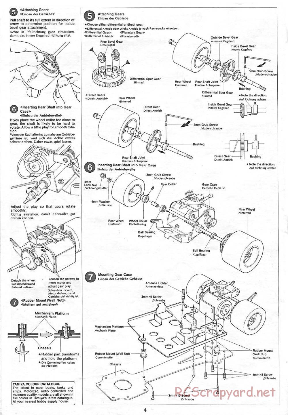 Tamiya - VW Golf Racing Group 2 (CS) - 58025 - Manual - Page 4