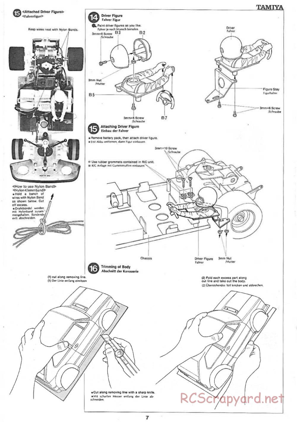 Tamiya - VW Golf Racing Group 2 (CS) - 58025 - Manual - Page 7