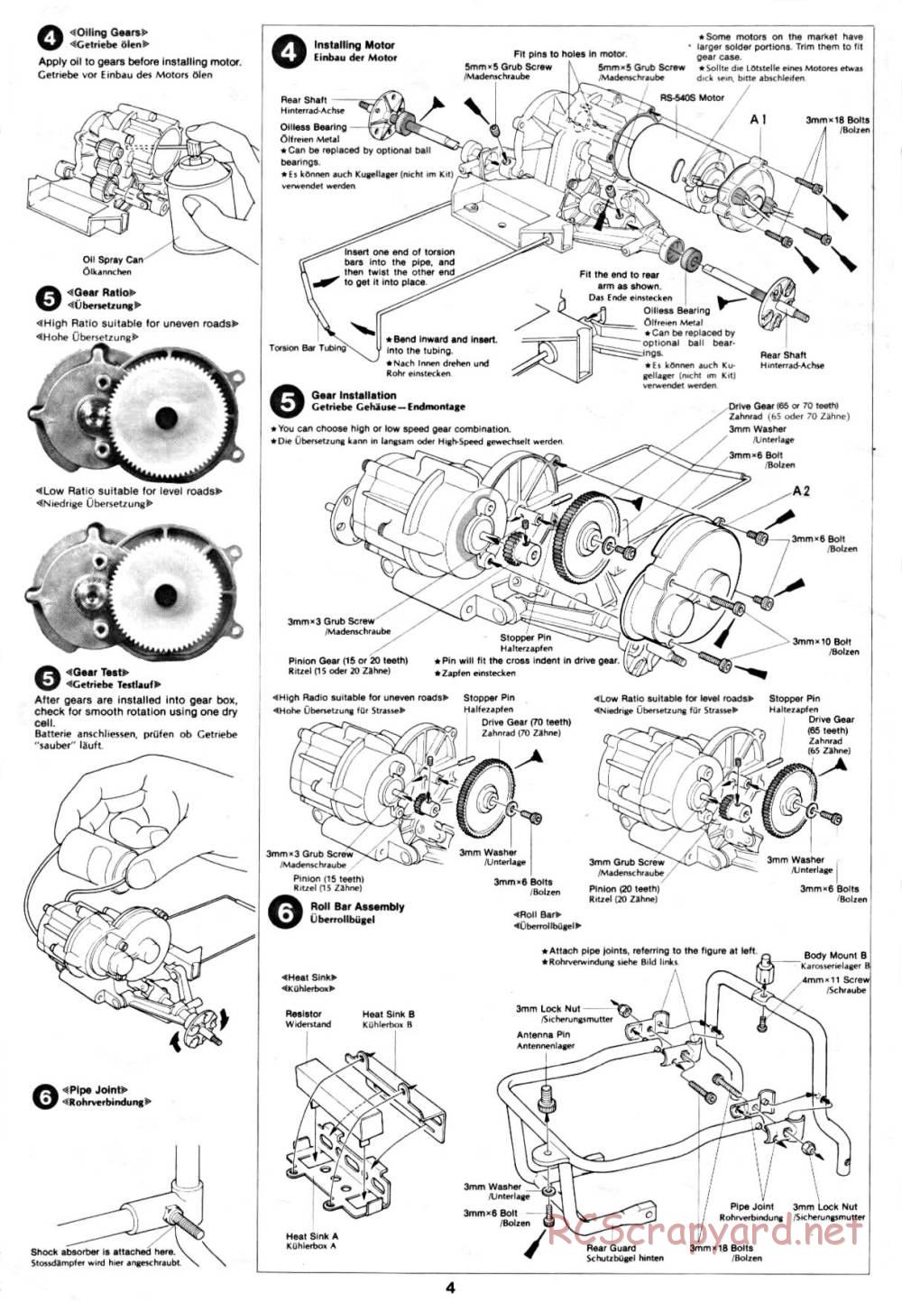 Tamiya - Ford F-150 Ranger XLT - 58027 - Manual - Page 4