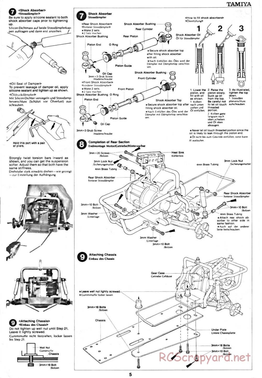 Tamiya - Ford F-150 Ranger XLT - 58027 - Manual - Page 5