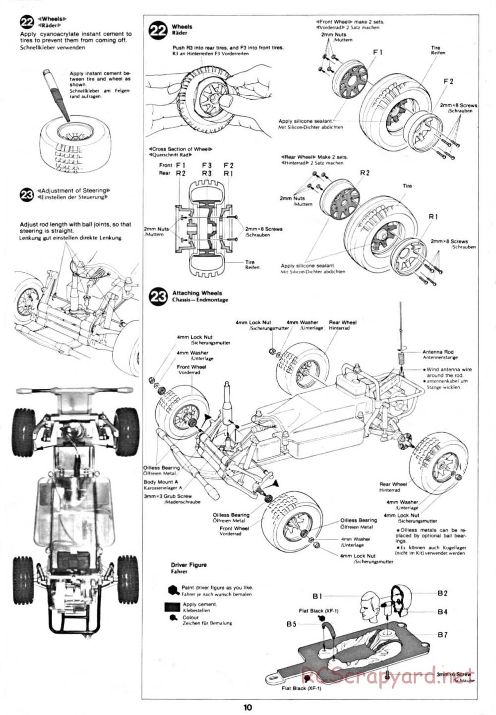Tamiya - Ford F-150 Ranger XLT - 58027 - Manual - Page 10