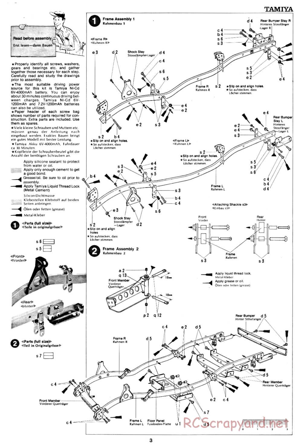 Tamiya - Blazing Blazer - 58029 - Manual - Page 3