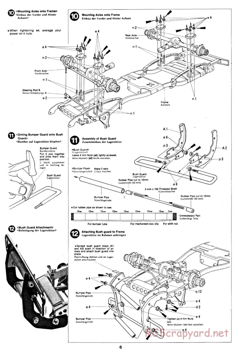 Tamiya - Blazing Blazer - 58029 - Manual - Page 6