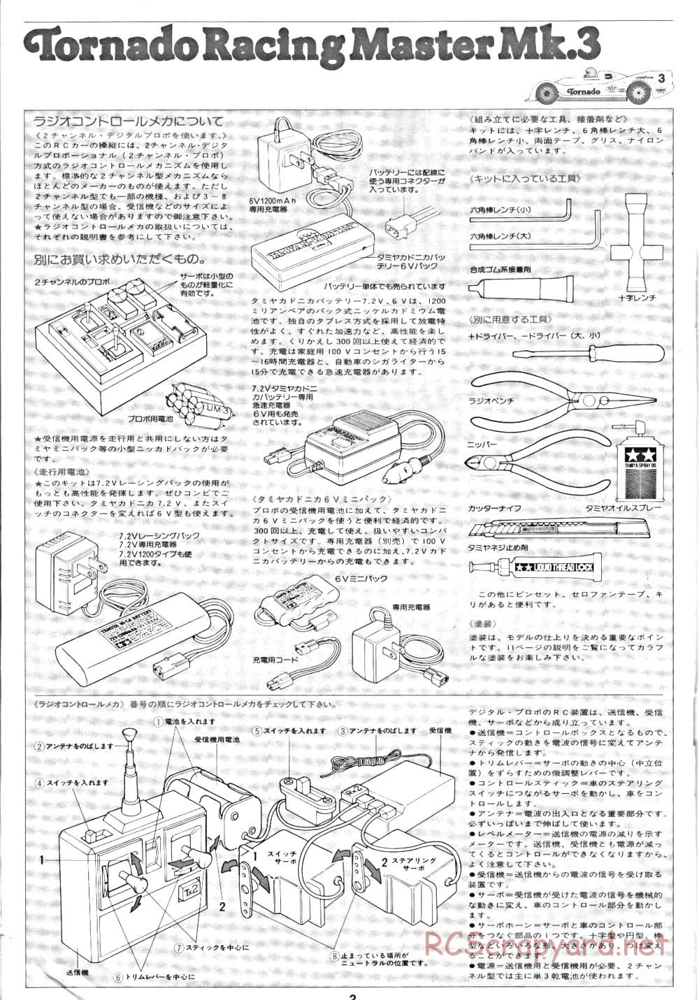 Tamiya - Tornado - RM MK.3 - 58032 - Manual - Page 2