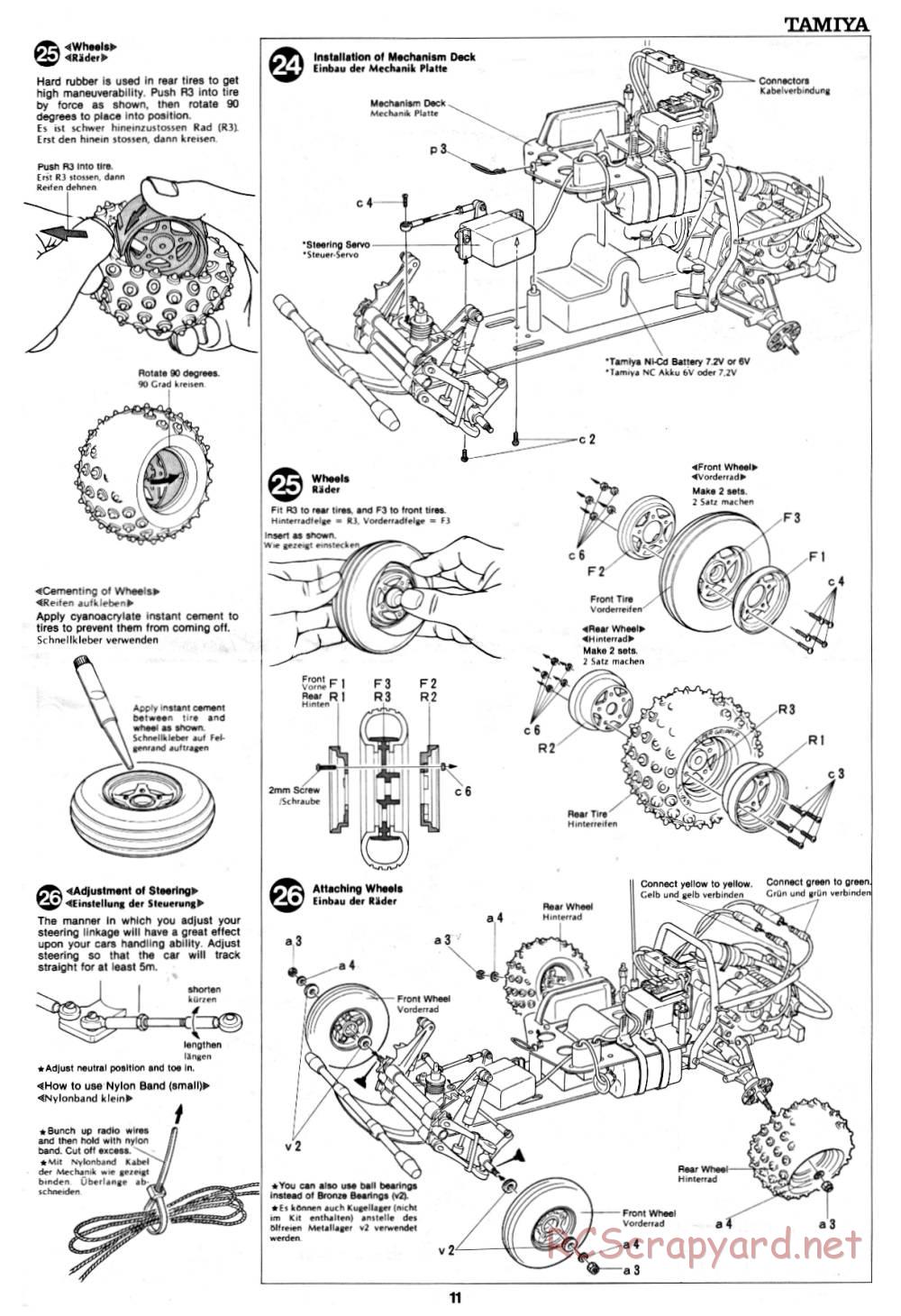 Tamiya - Super Champ - 58034 - Manual - Page 11