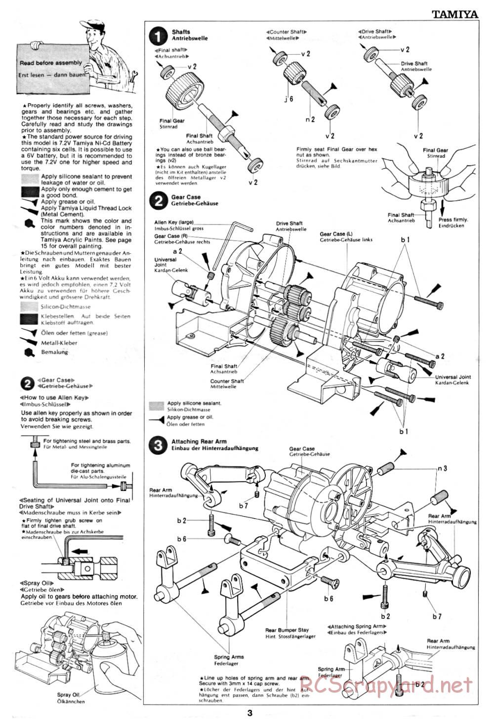 Tamiya - Super Champ - 58034 - Manual - Page 3