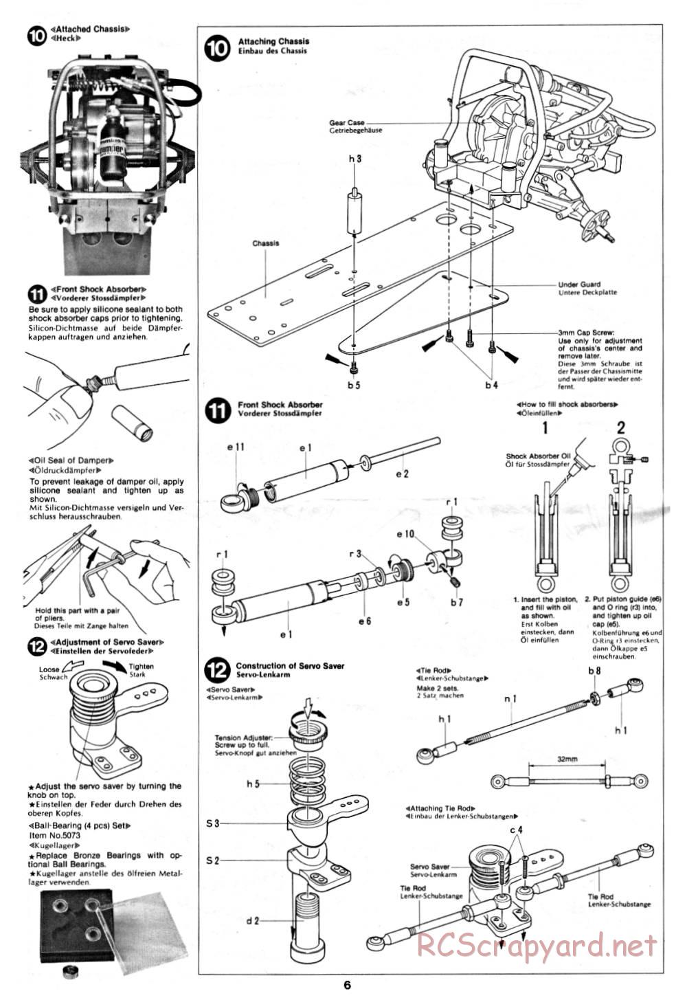 Tamiya - Super Champ - 58034 - Manual - Page 6