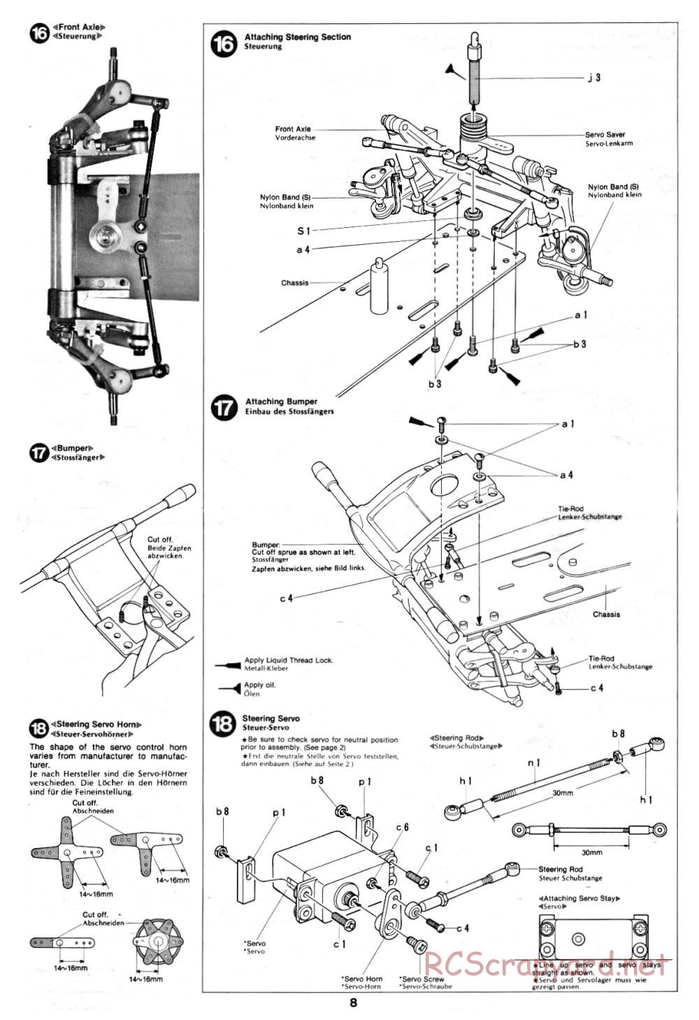 Tamiya - Super Champ - 58034 - Manual - Page 8