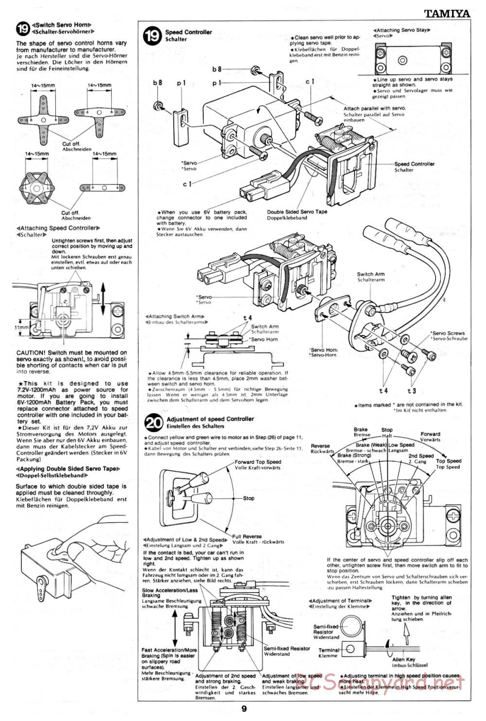 Tamiya - Super Champ - 58034 - Manual - Page 9