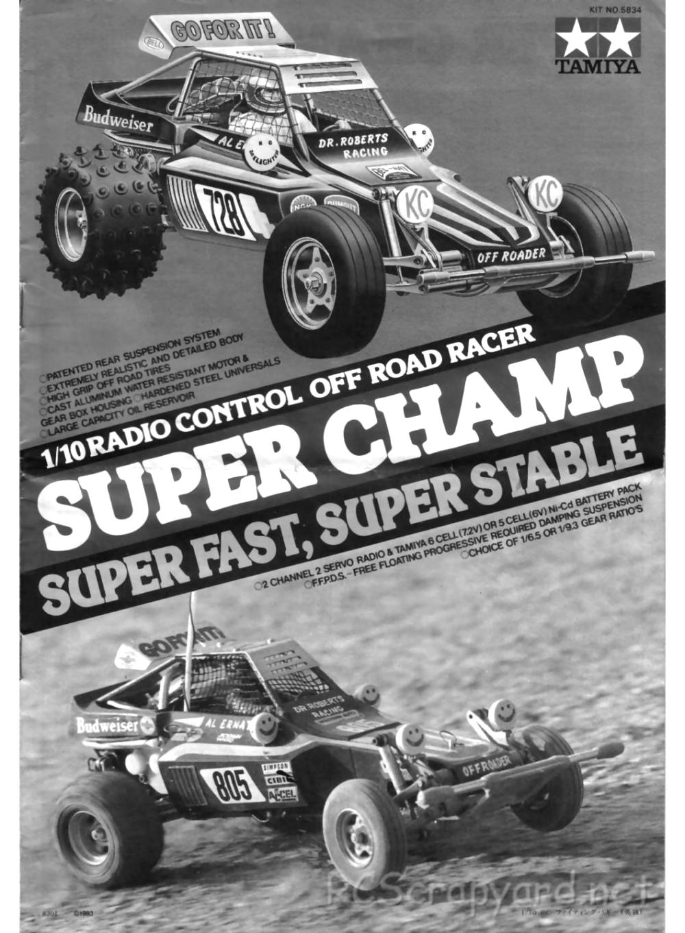 Tamiya - Super Champ - 58034 - Manual