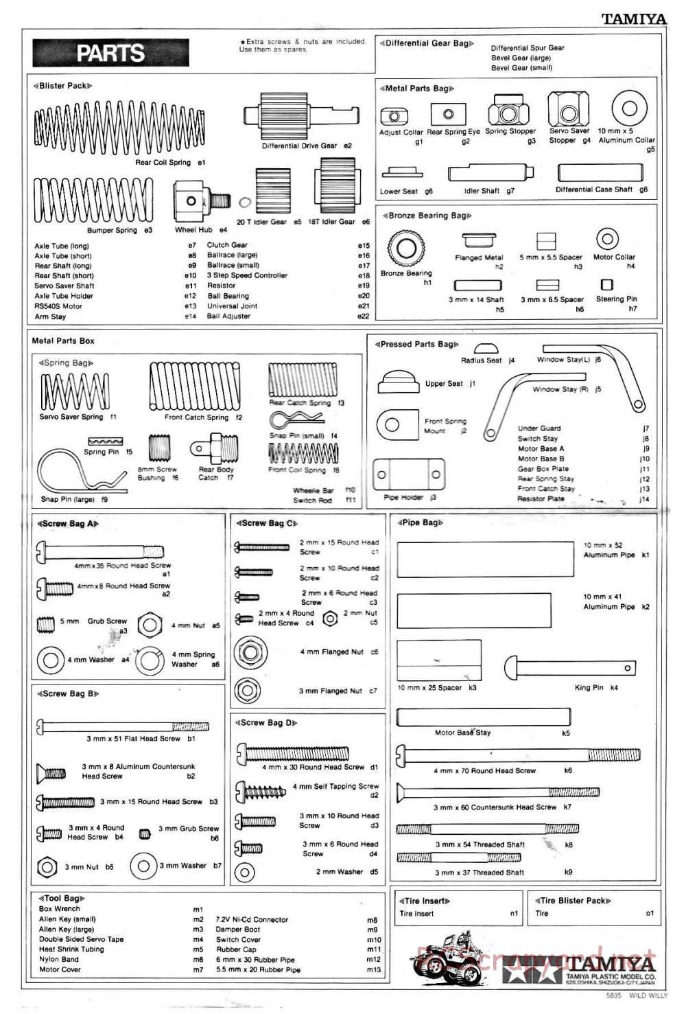 Tamiya - Wild Willy, Willys M38 - 58035 - Manual - Page 17