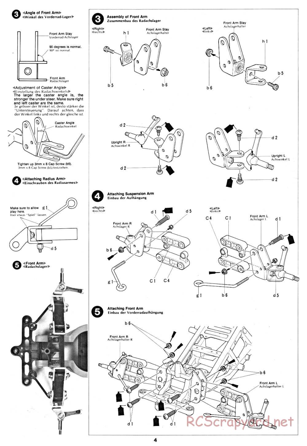 Tamiya - Subaru Brat - 58038 - Manual - Page 4