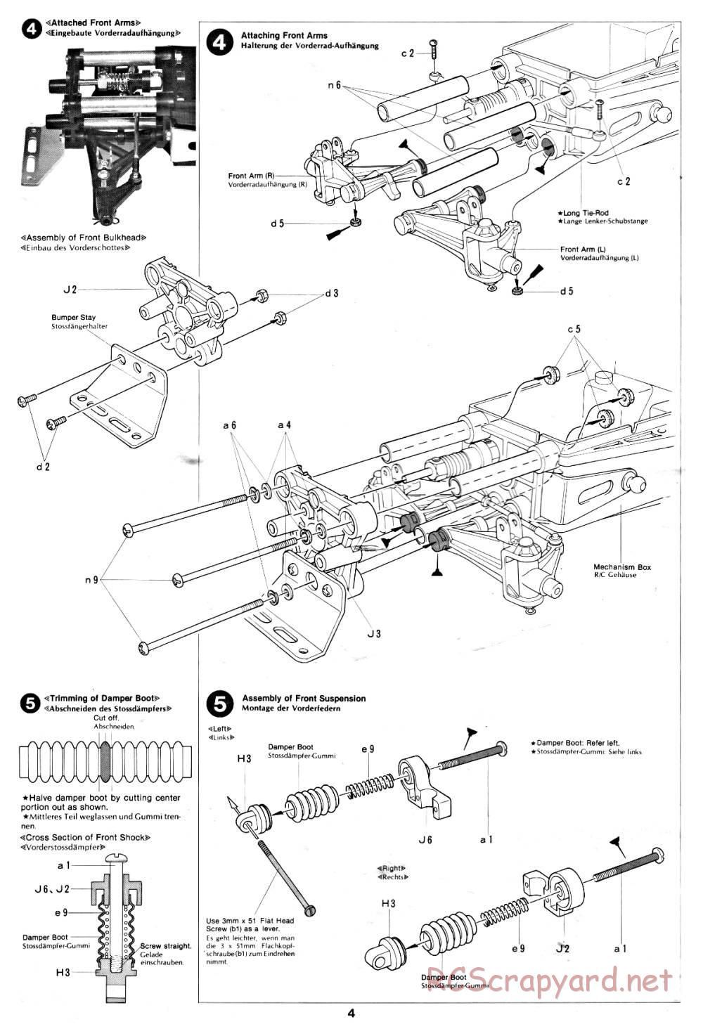 Tamiya - Willy's Wheeler - 58039 - Manual - Page 4