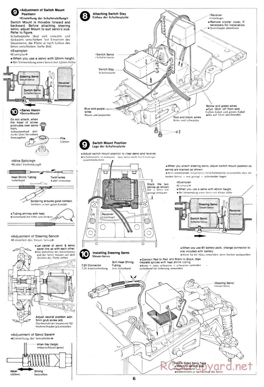 Tamiya - Willy's Wheeler - 58039 - Manual - Page 6