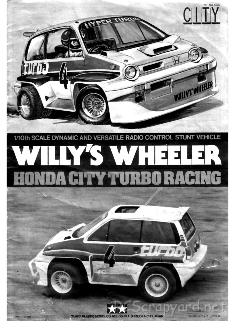 Tamiya - Willy's Wheeler - 58039 - Manual