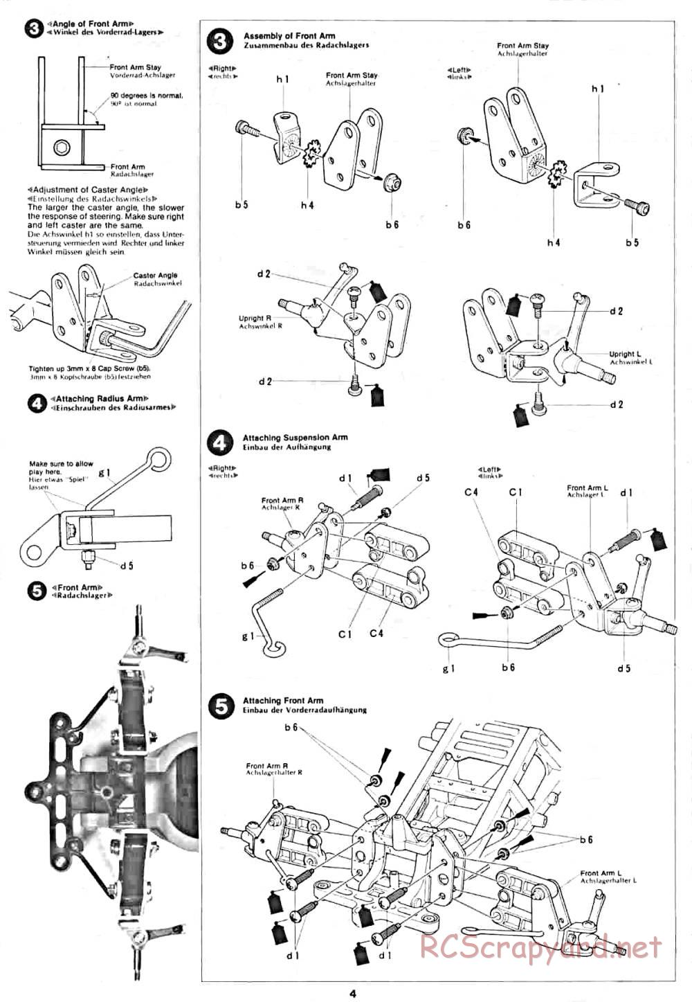 Tamiya - Lancia Rally - 58040 - Manual - Page 4
