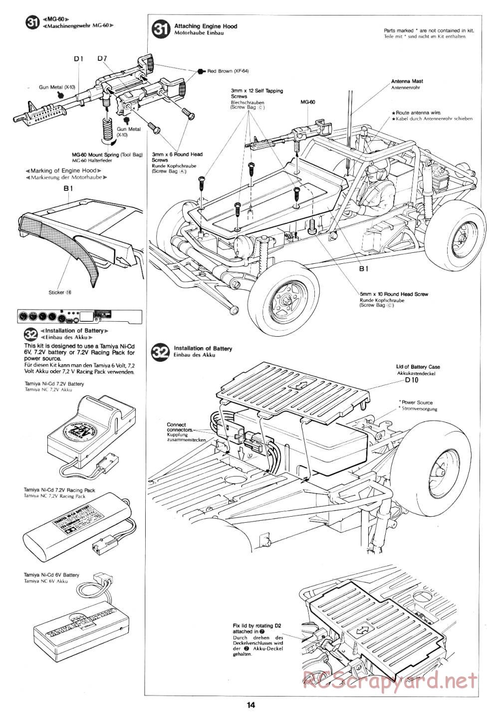 Tamiya - Fast Attack Vehicle - 58046 - Manual - Page 14