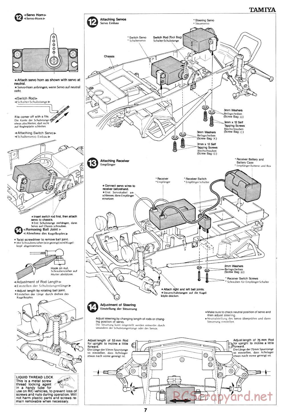Tamiya - Fast Attack Vehicle - 58046 - Manual - Page 7