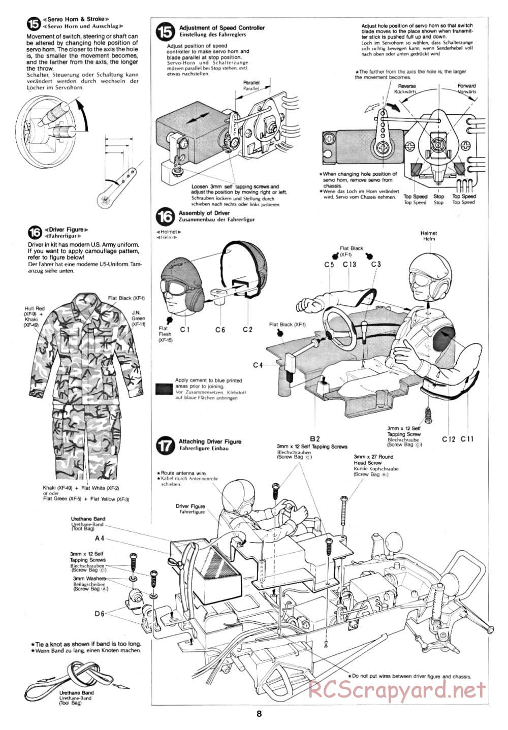 Tamiya - Fast Attack Vehicle - 58046 - Manual - Page 8