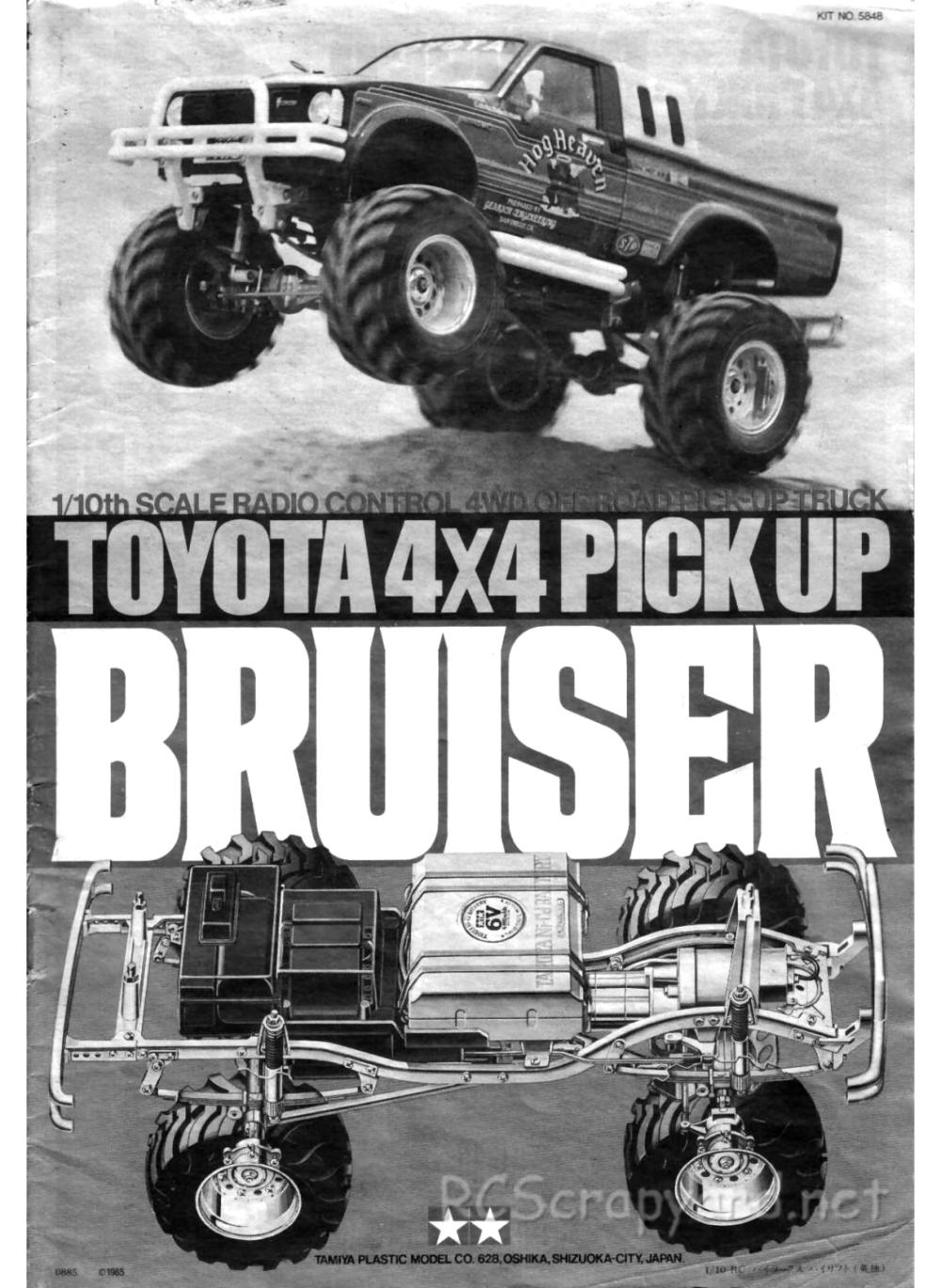 Tamiya - Toyota 4x4 Pick-Up Bruiser - 58048 - Manual