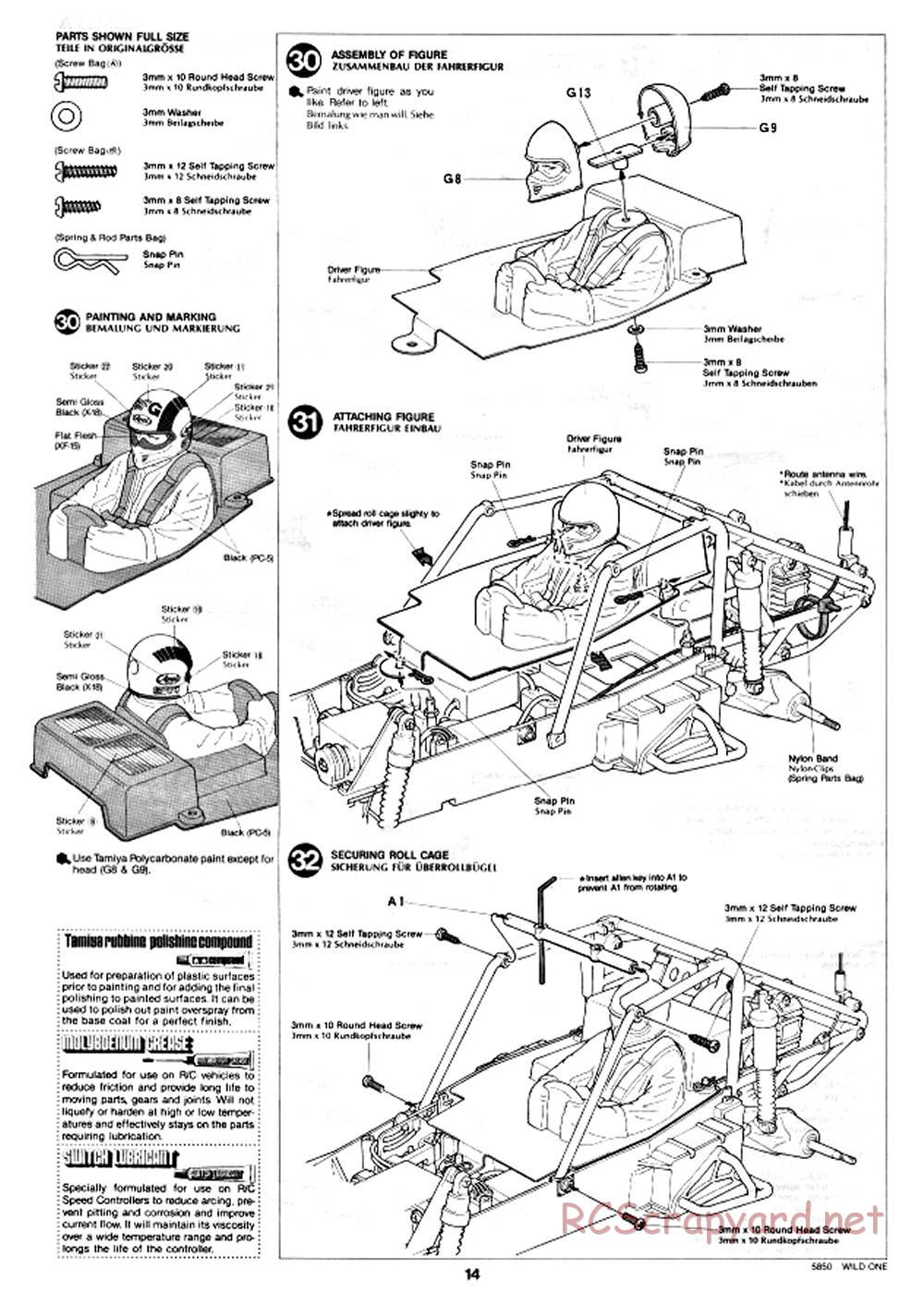 Tamiya - Wild One - 58050 - Manual - Page 14