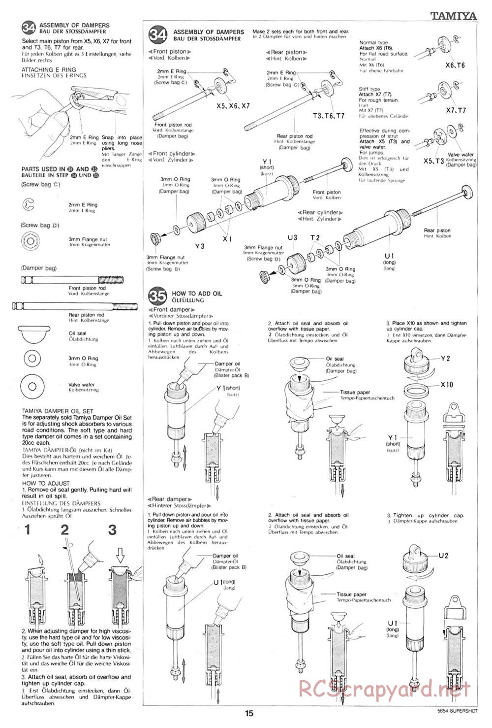 Tamiya - Supershot - 58054 - Manual - Page 15