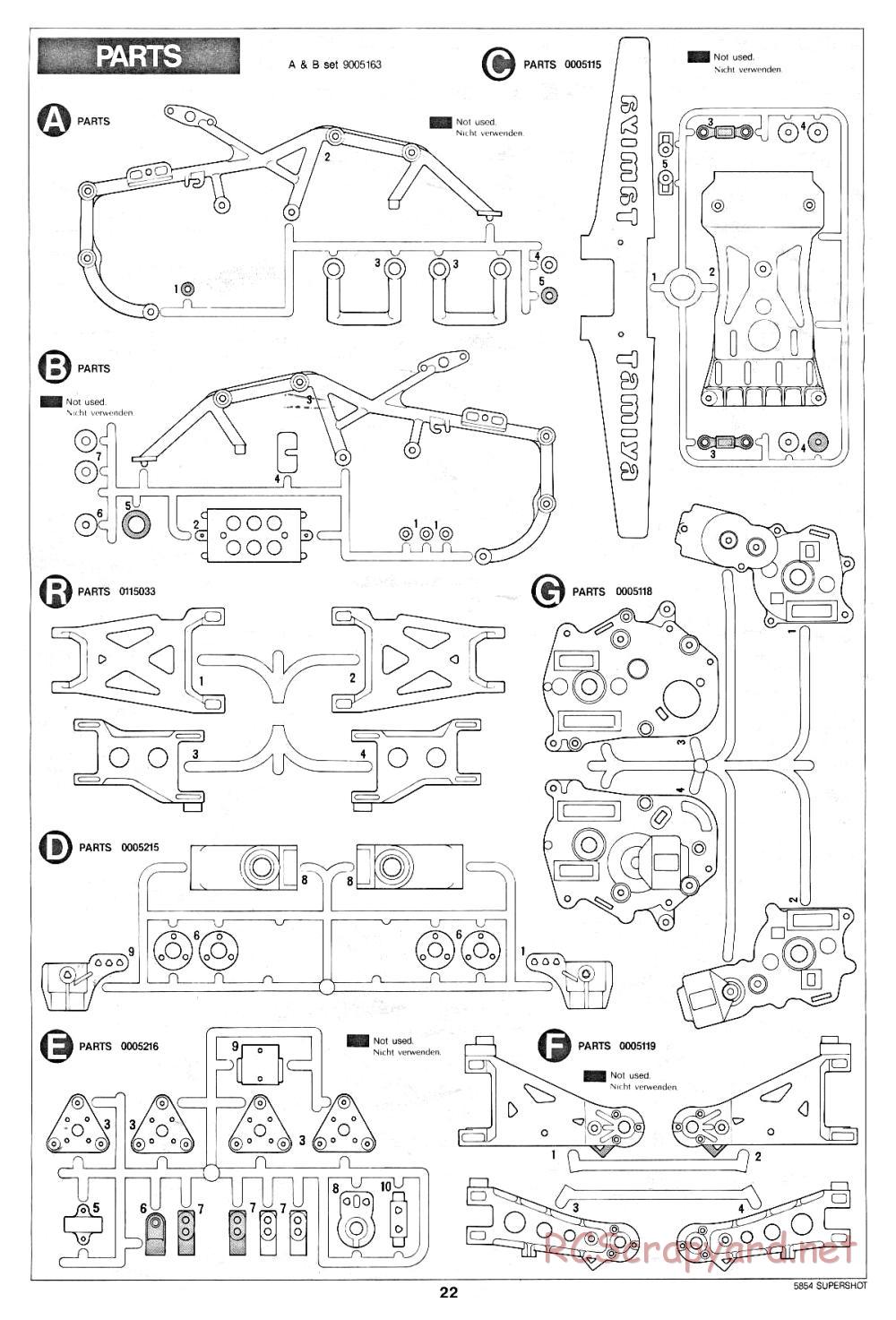 Tamiya - Supershot - 58054 - Manual - Page 22