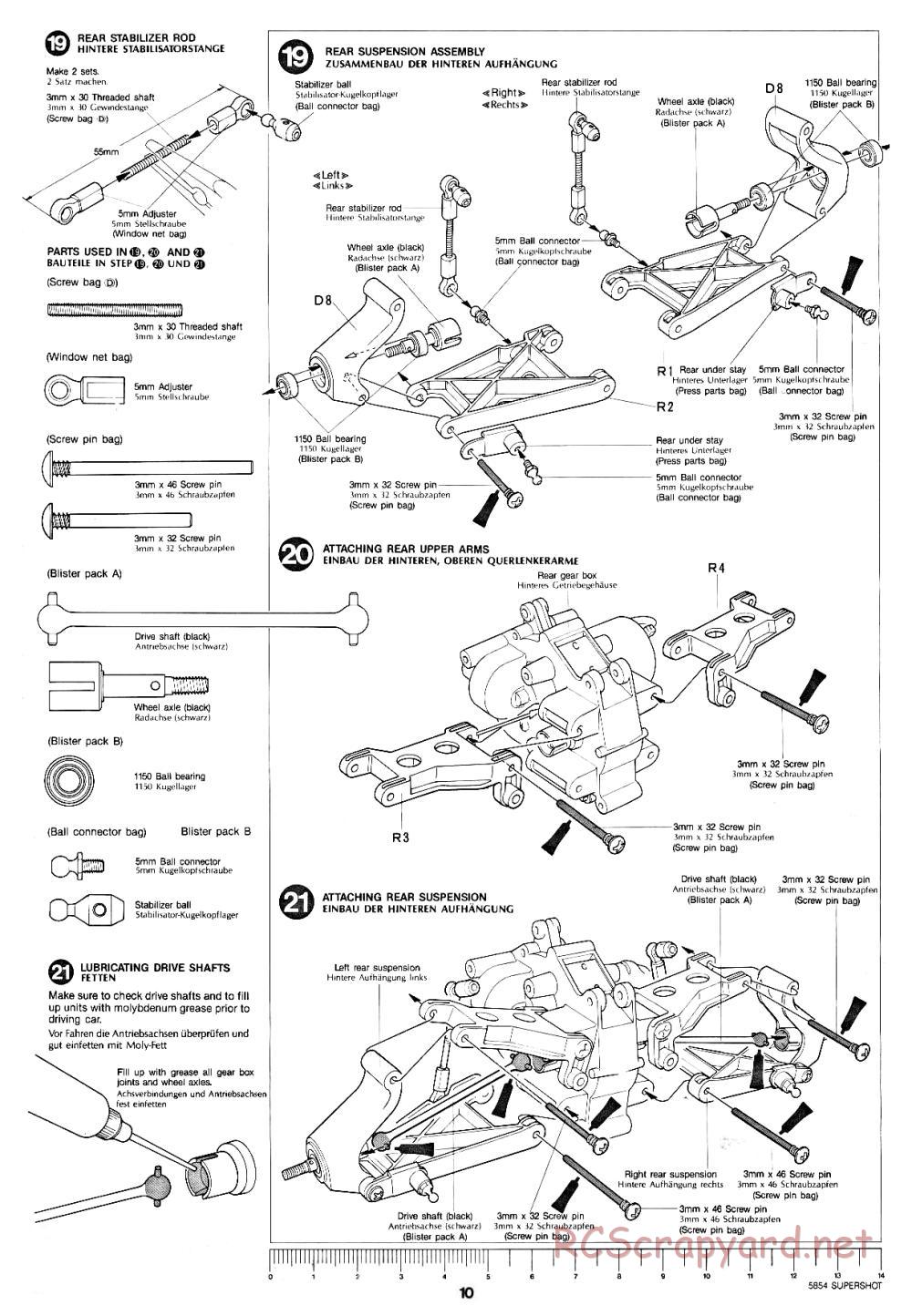 Tamiya - Supershot - 58054 - Manual - Page 10