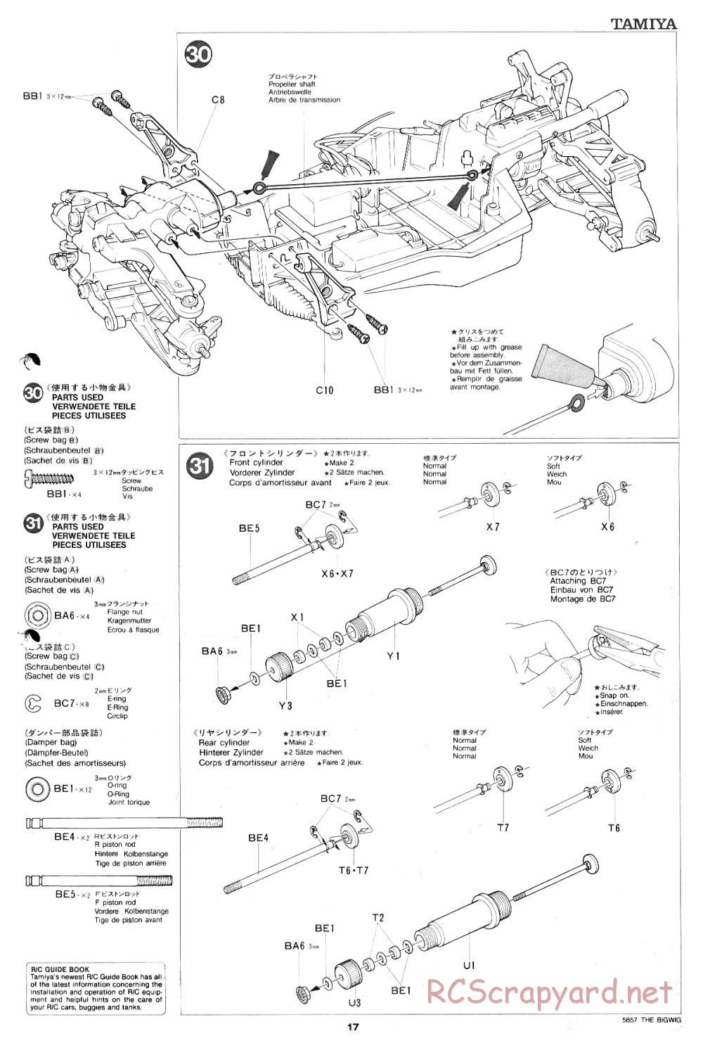 Tamiya - The Bigwig - 58057 - Manual - Page 17