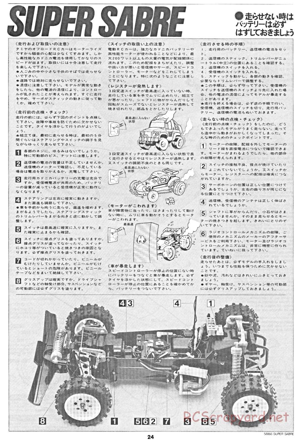 Tamiya - Super Sabre - 58066 - Manual - Page 24