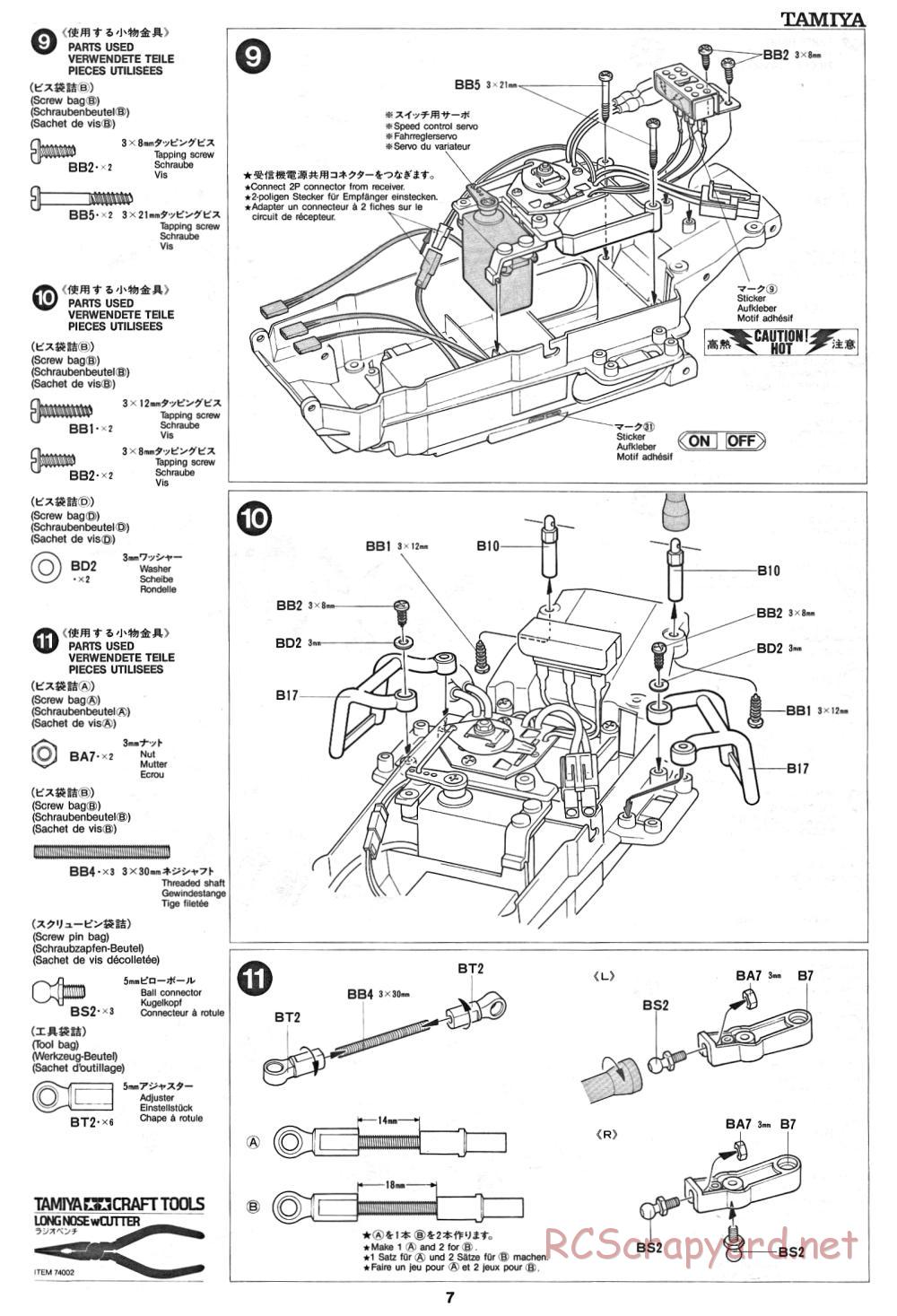 Tamiya - Thunder Dragon - 58073 - Manual - Page 7