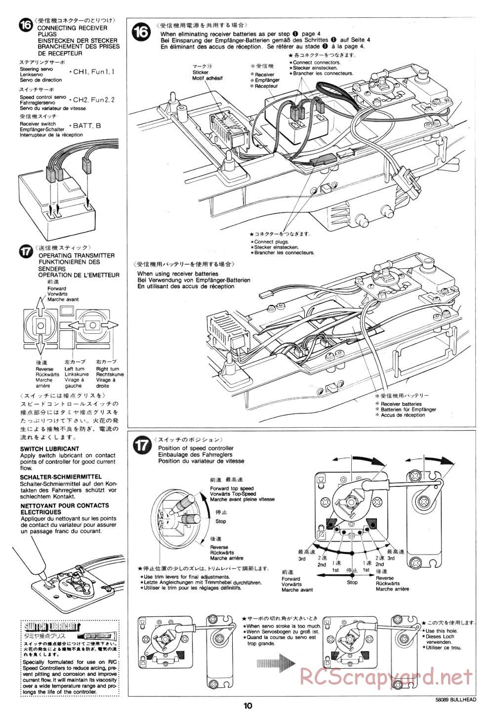 Tamiya - Bullhead - 58089 - Manual - Page 10