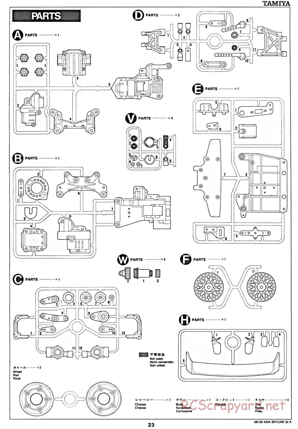 Tamiya - Axia Skyline GT-R Gr.A - TA-01 Chassis - Manual - Page 24