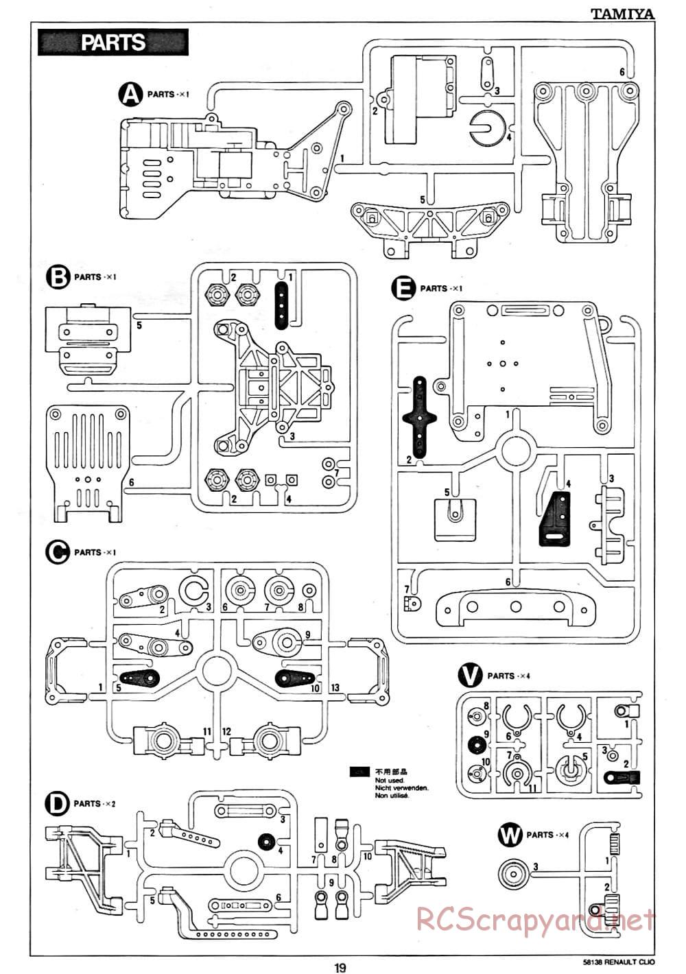 Tamiya - Renault Clio Williams Chassis - Manual - Page 20