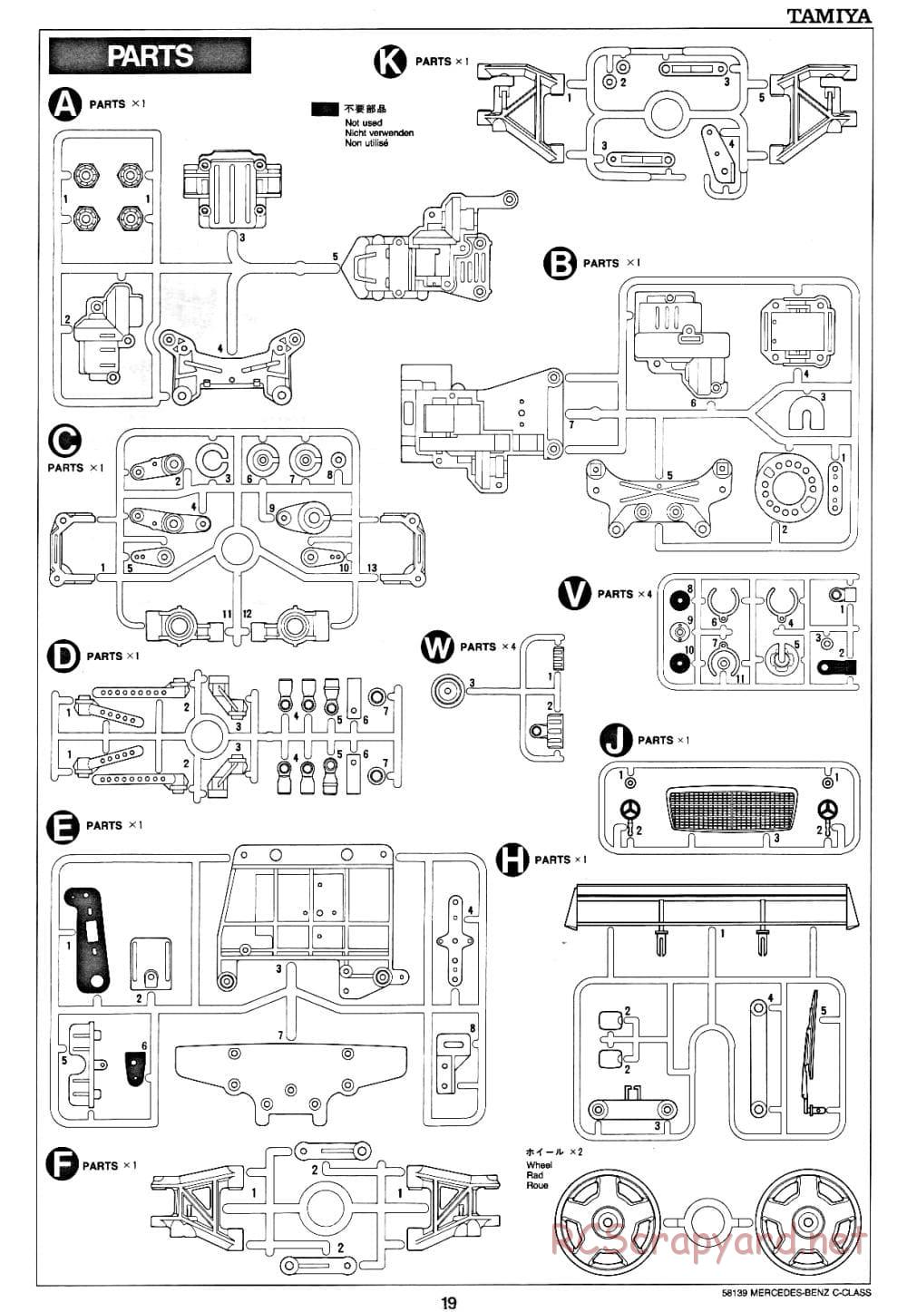 Tamiya - AMG Mercedes-Benz C-Class DTM D2 - TA-02 Chassis - Manual - Page 20