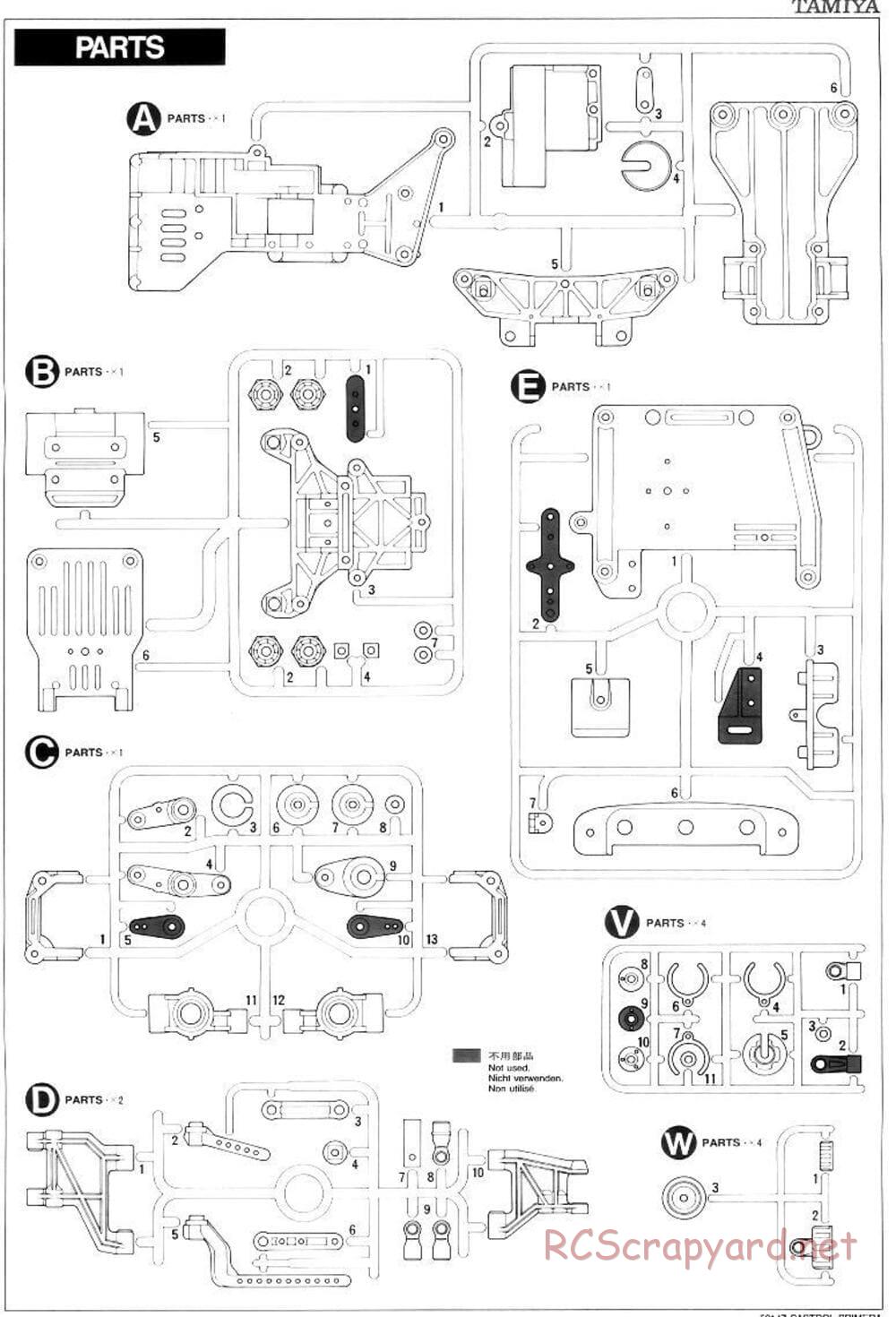 Tamiya - Castrol Nissan Primera JTCC - FF-01 Chassis - Manual - Page 21