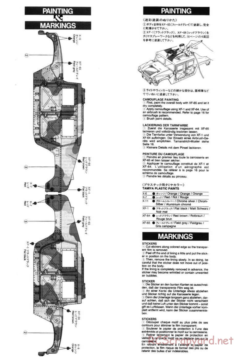 Tamiya - M1025 Hummer - TA-01 Chassis - Manual - Page 23