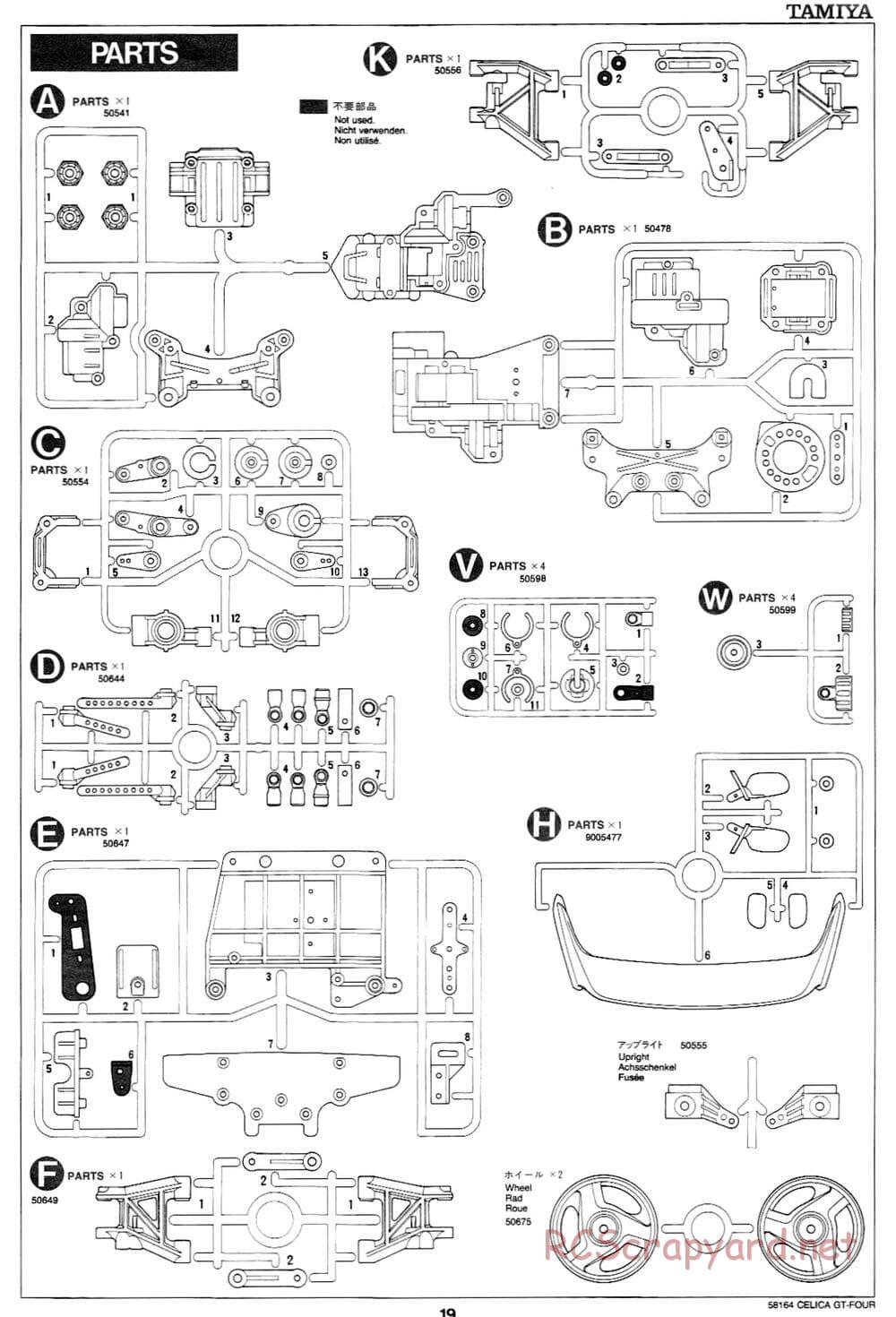 Tamiya - Toyota Celica GT Four - TA-02 Chassis - Manual - Page 20