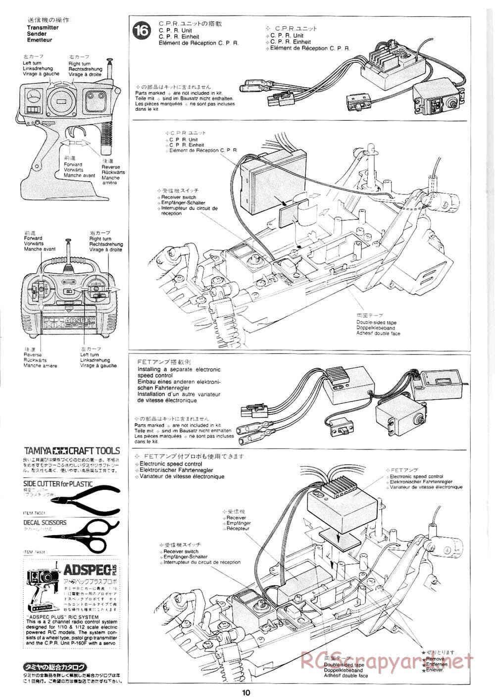 Tamiya - Mad Bull Chassis - Manual - Page 10